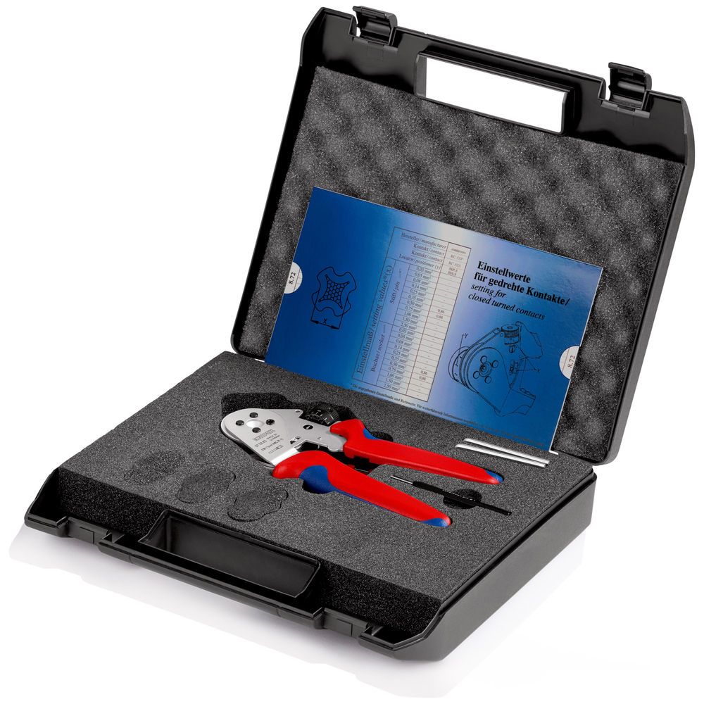 Pince a sertir 4 points contacts tournes KNIPEX - 97 52 63