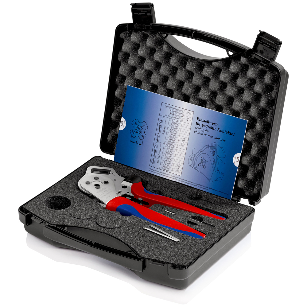 Pince a sertir 4 points contacts tournes KNIPEX - 97 52 65 DG