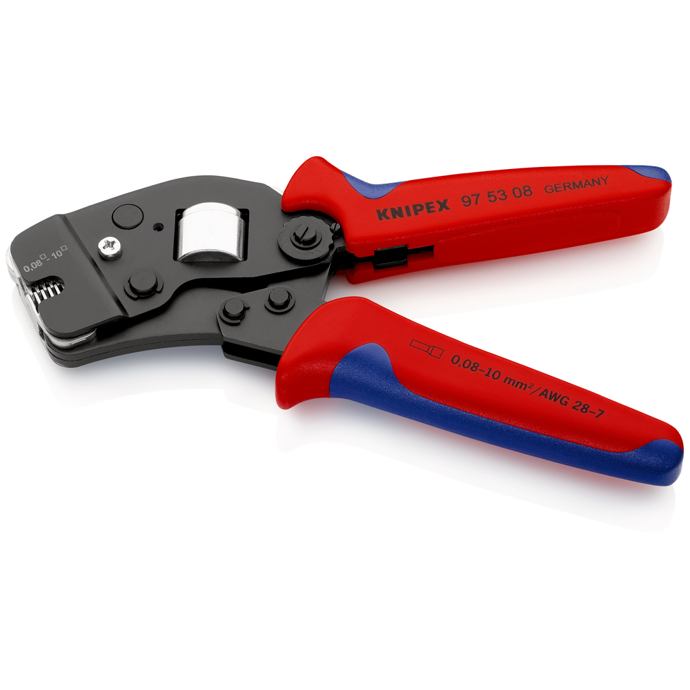 Pince sertir frontale embouts 0,08-10mm² KNIPEX - 97 53 08 SB