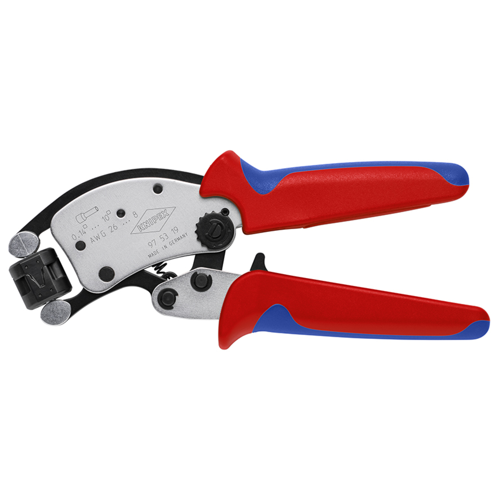 Pince à sertir les embouts automatique de 0,14 à 10mm² à tête rotative KNIPEX - 975319