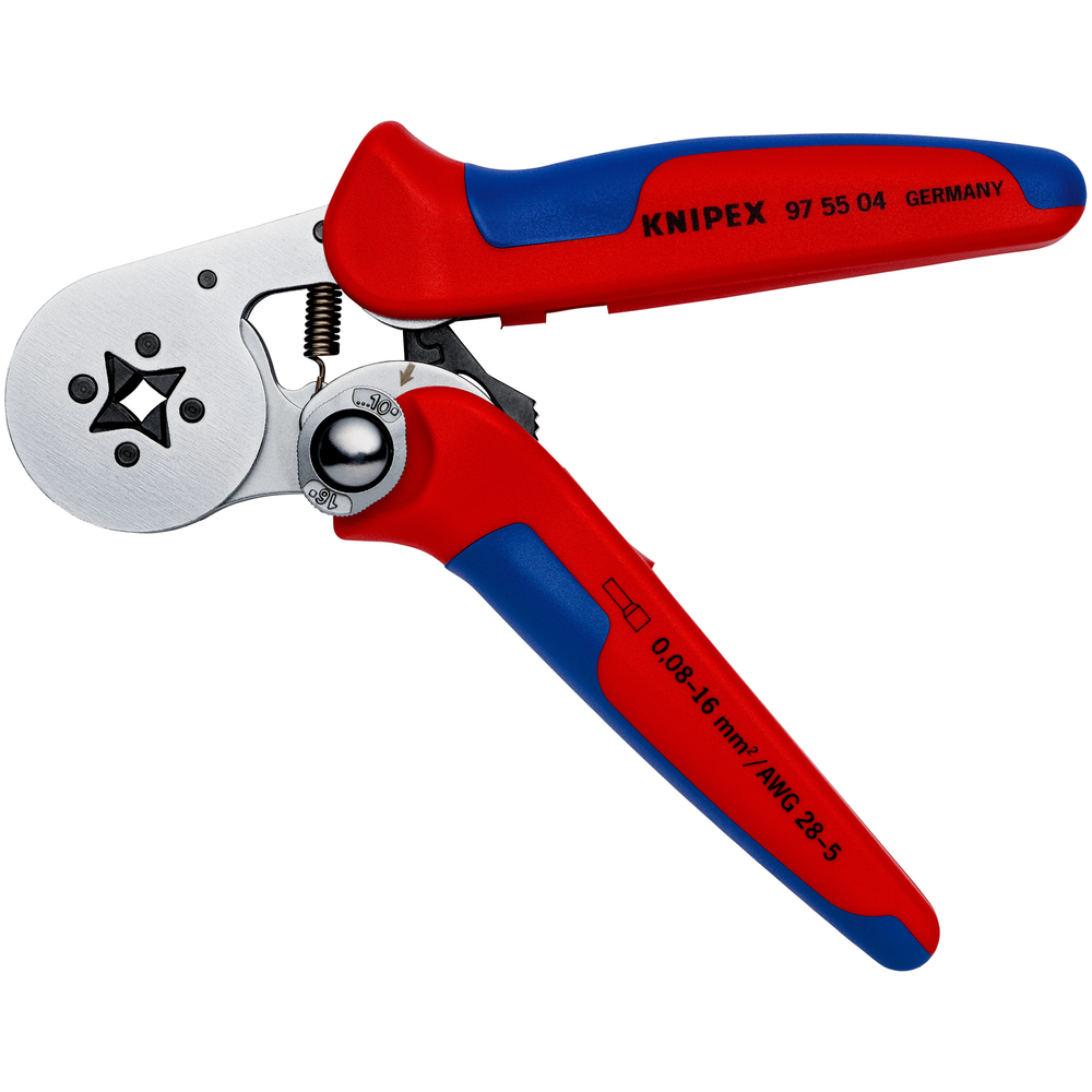 Pince pour embouts 0,06 a 16mm² chrom sc KNIPEX - 97 55 04 SB
