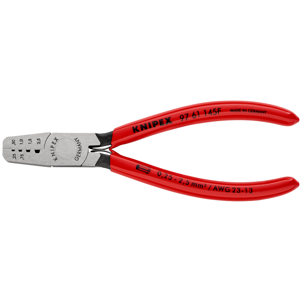 Pince a sertir 145mm embouts 0,25-2,5mm² KNIPEX - 97 61 145 F