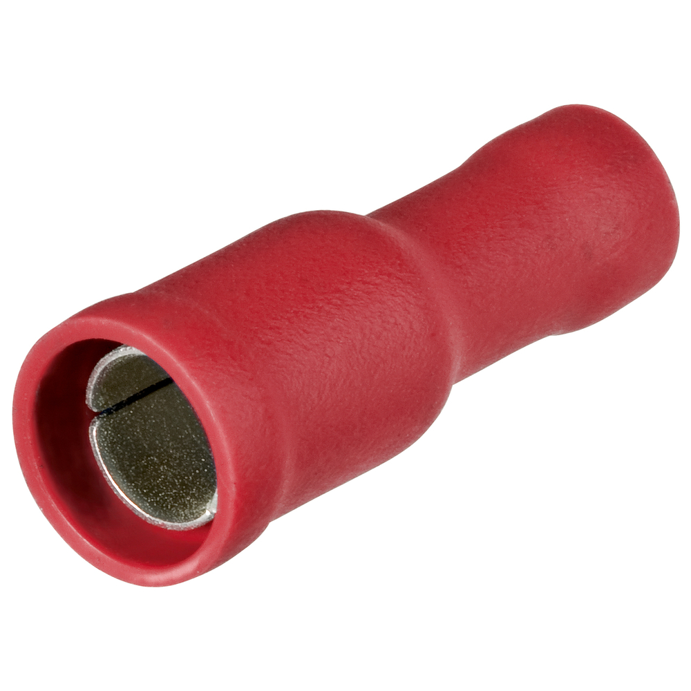 Cosses femelles isolées rouge Ø 4mm / 0,5 - 1,0mm² - AWG 20 -17 - 100 pièces KNIPEX - 9799130