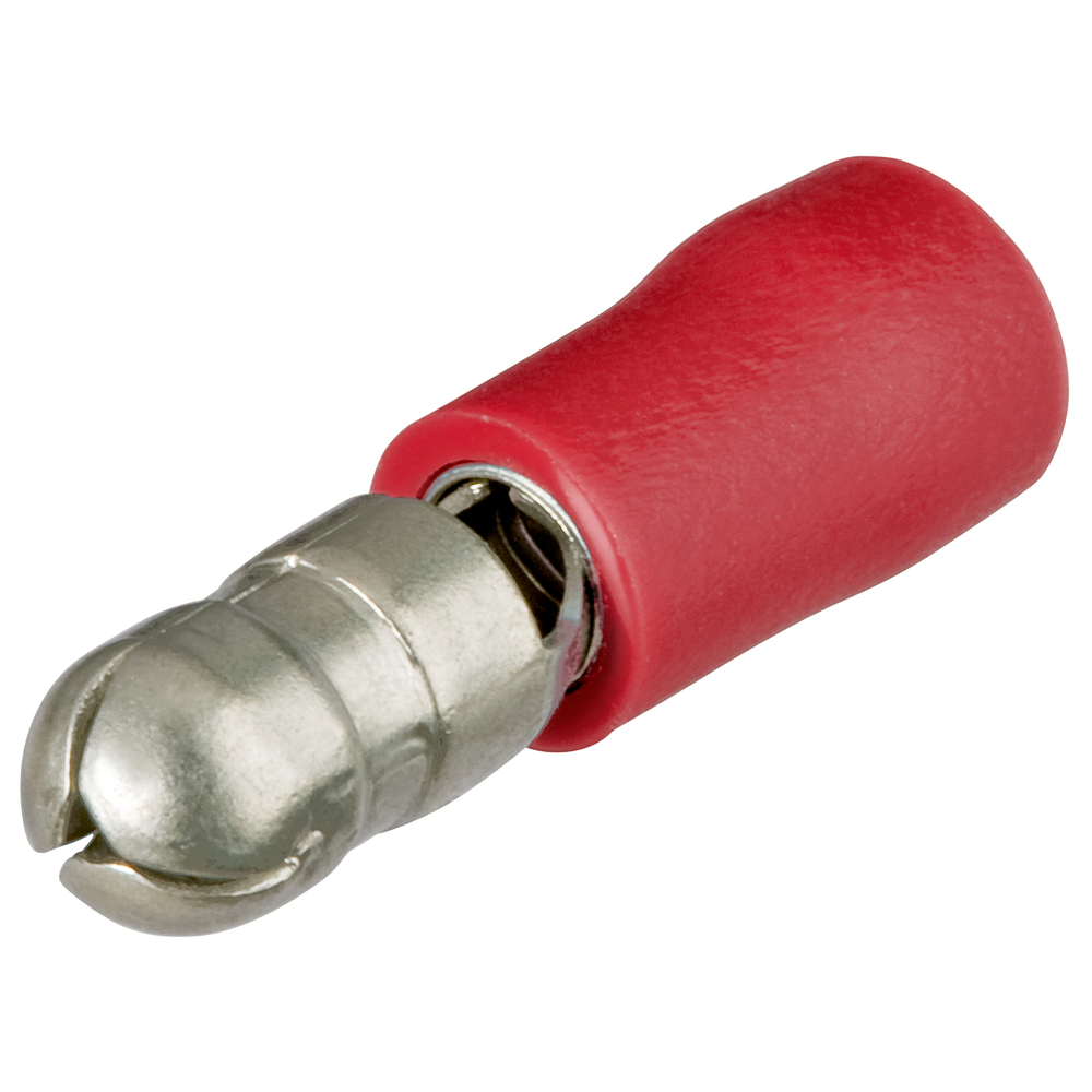 Cosses mâles isolées rouge Ø 3mm / 0,5 - 1,0mm² - AWG 20 -17 - 100 pièces KNIPEX - 9799150