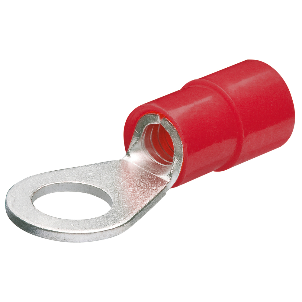 Cosses rondes isolées rouge Ø 4mm / 0,5 - 1,0mm² - AWG 20 -17 - 200 pièces KNIPEX - 9799171