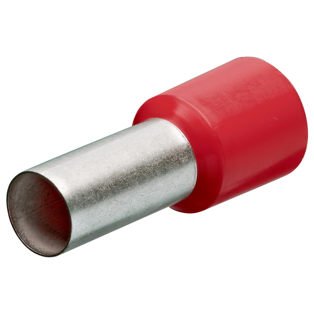 Embouts de câbles isolés rouge 10,0mm² - AWG 7 - longueur 22mm - 100 pièces KNIPEX - 9799337