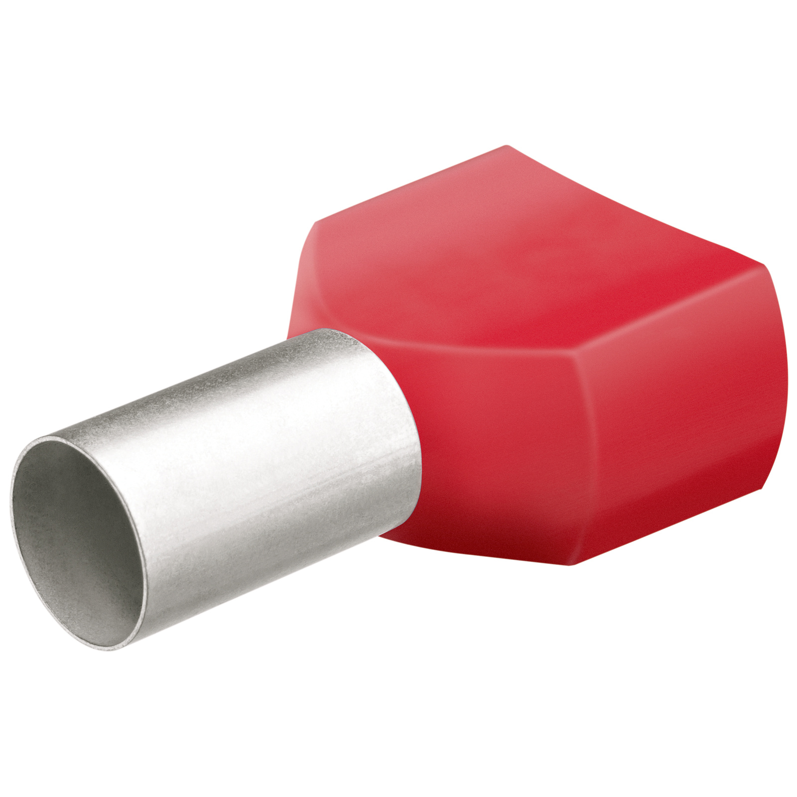 Embouts de câbles jumelés rouge isolés 2 x 1,0mm² - 200 pièces KNIPEX - 9799372