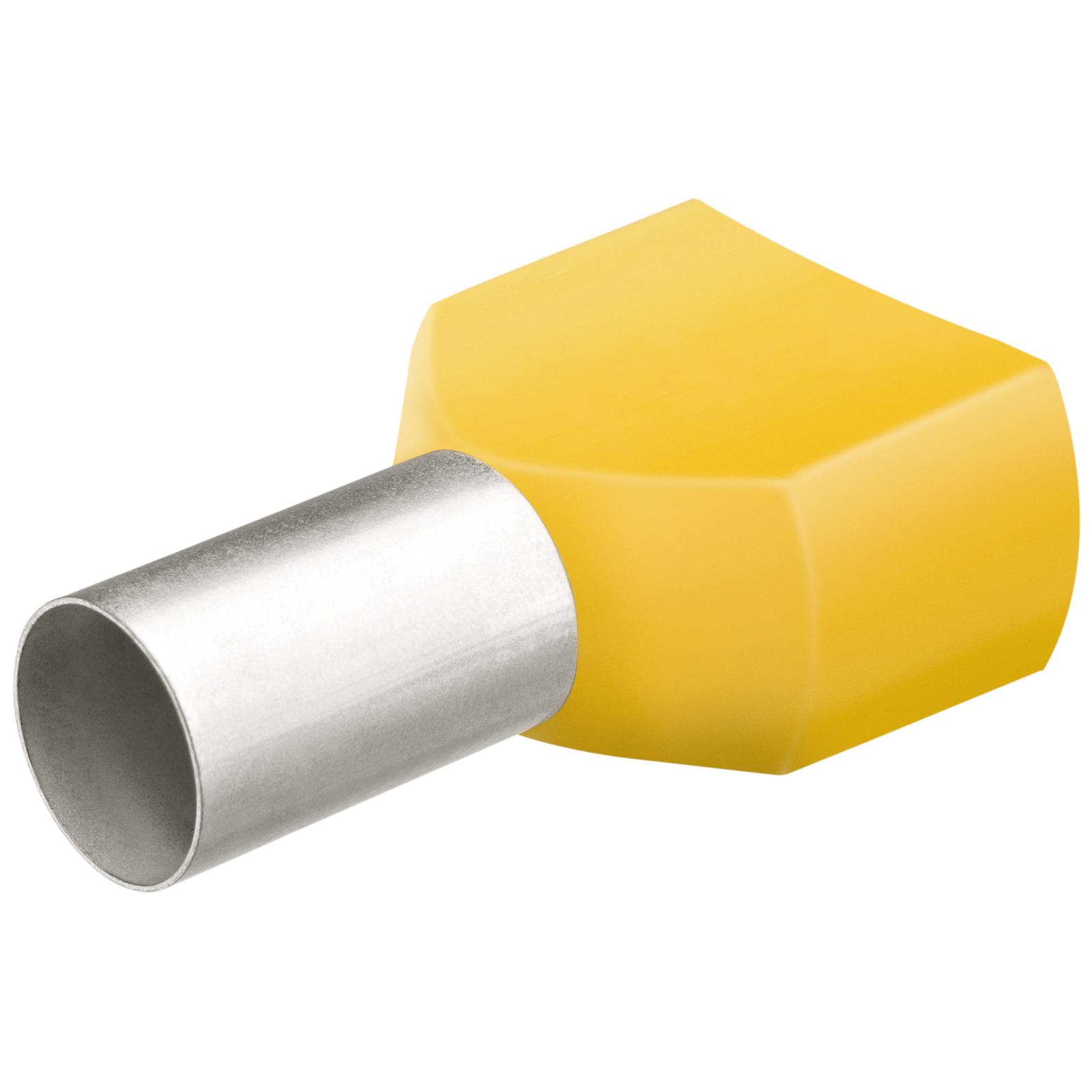 Embouts de câbles jumelés isolés jaune 2 x 6,0mm² - 50 pièces KNIPEX - 9799376