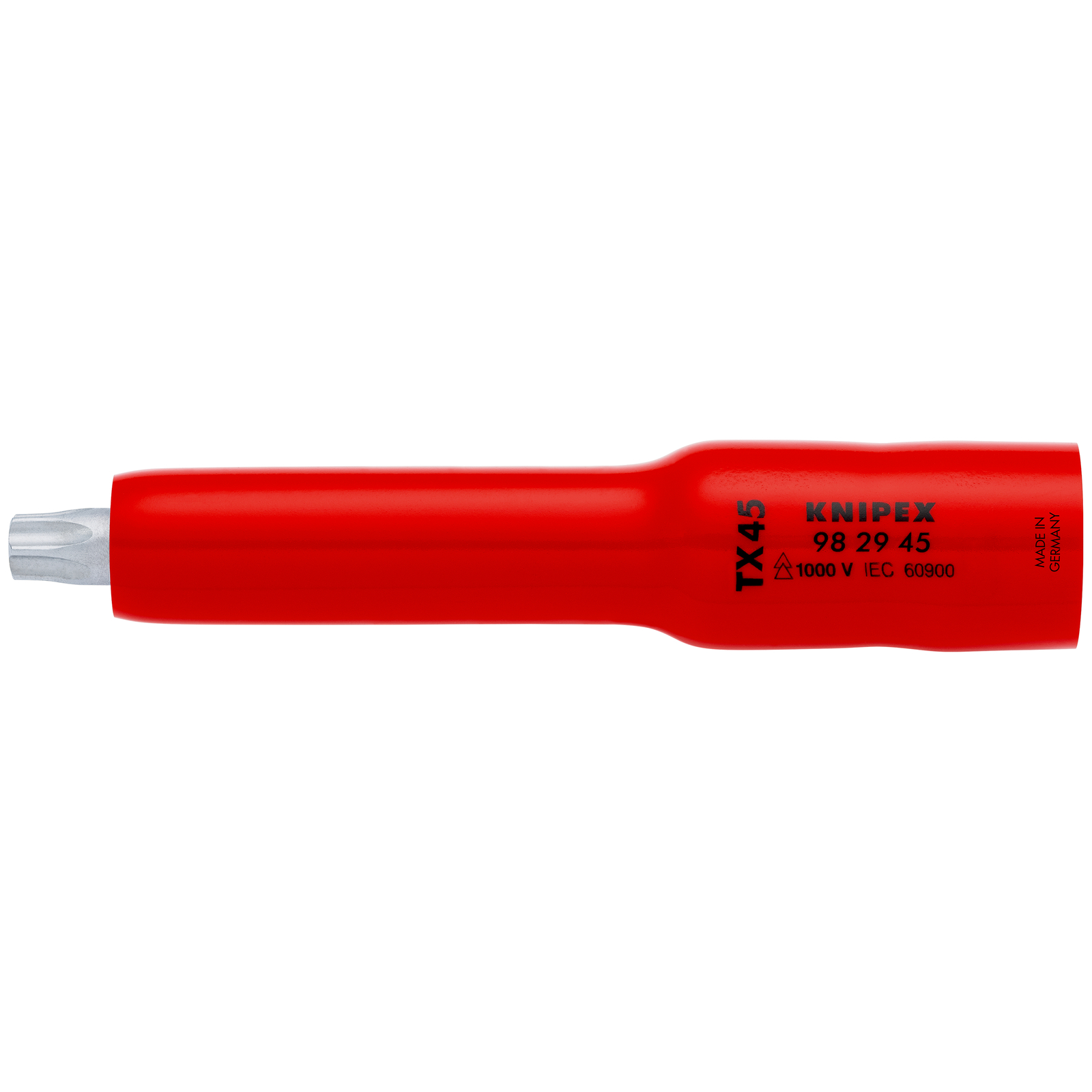 Douille 3/8 Torx TX45 - 117 mm - Carré femelle 3/8 - Isolée 1000V KNIPEX - 982945