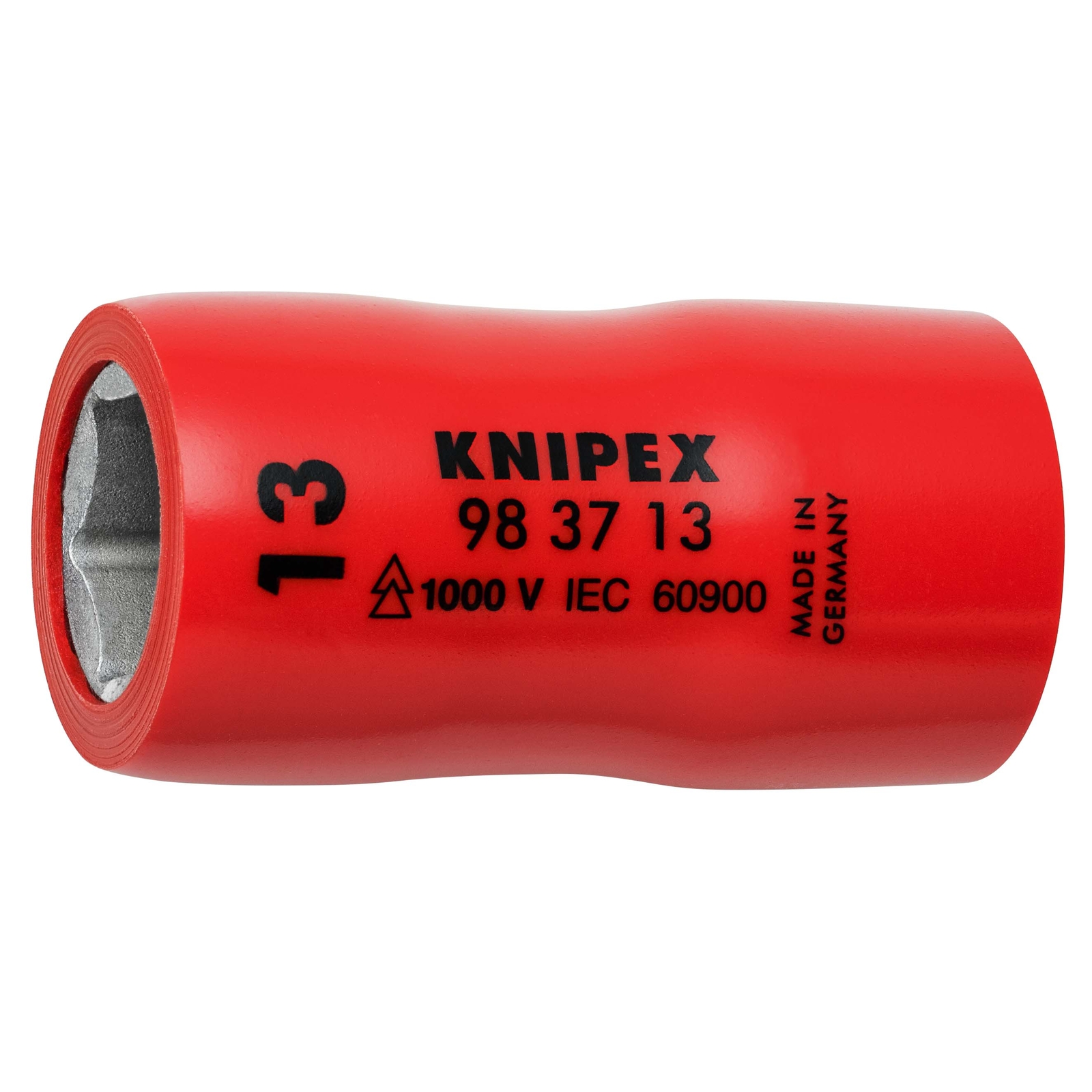 Douille - 13mm - Carré femelle 3/8 - 6 pans - Gainage surmoulé isolé 1000V KNIPEX - 983713