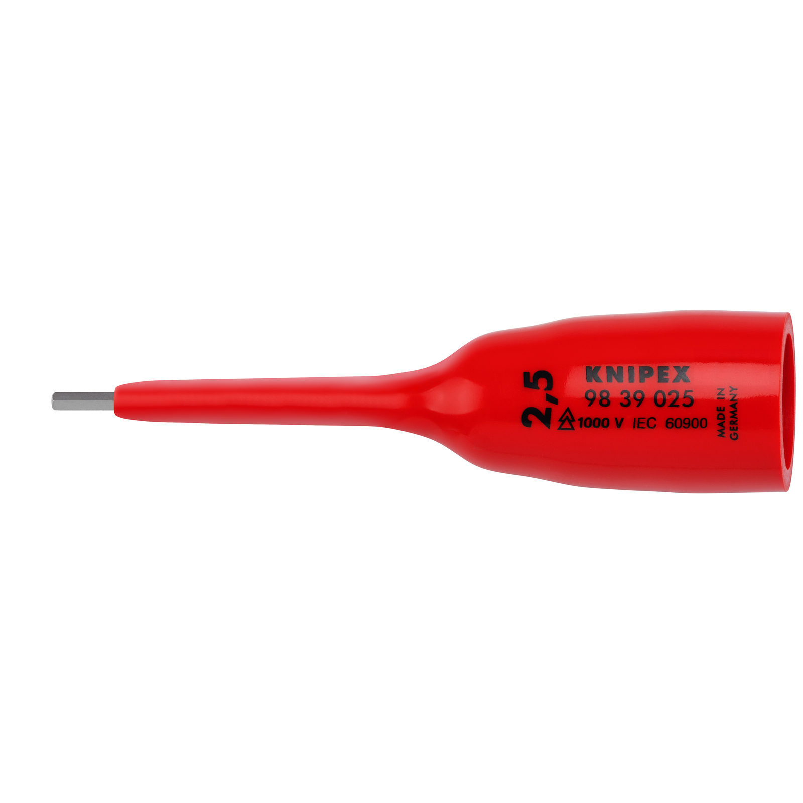 Douilles pour vis 6 pans creux avec carré femelle 3/8 92 mm KNIPEX - 9839025