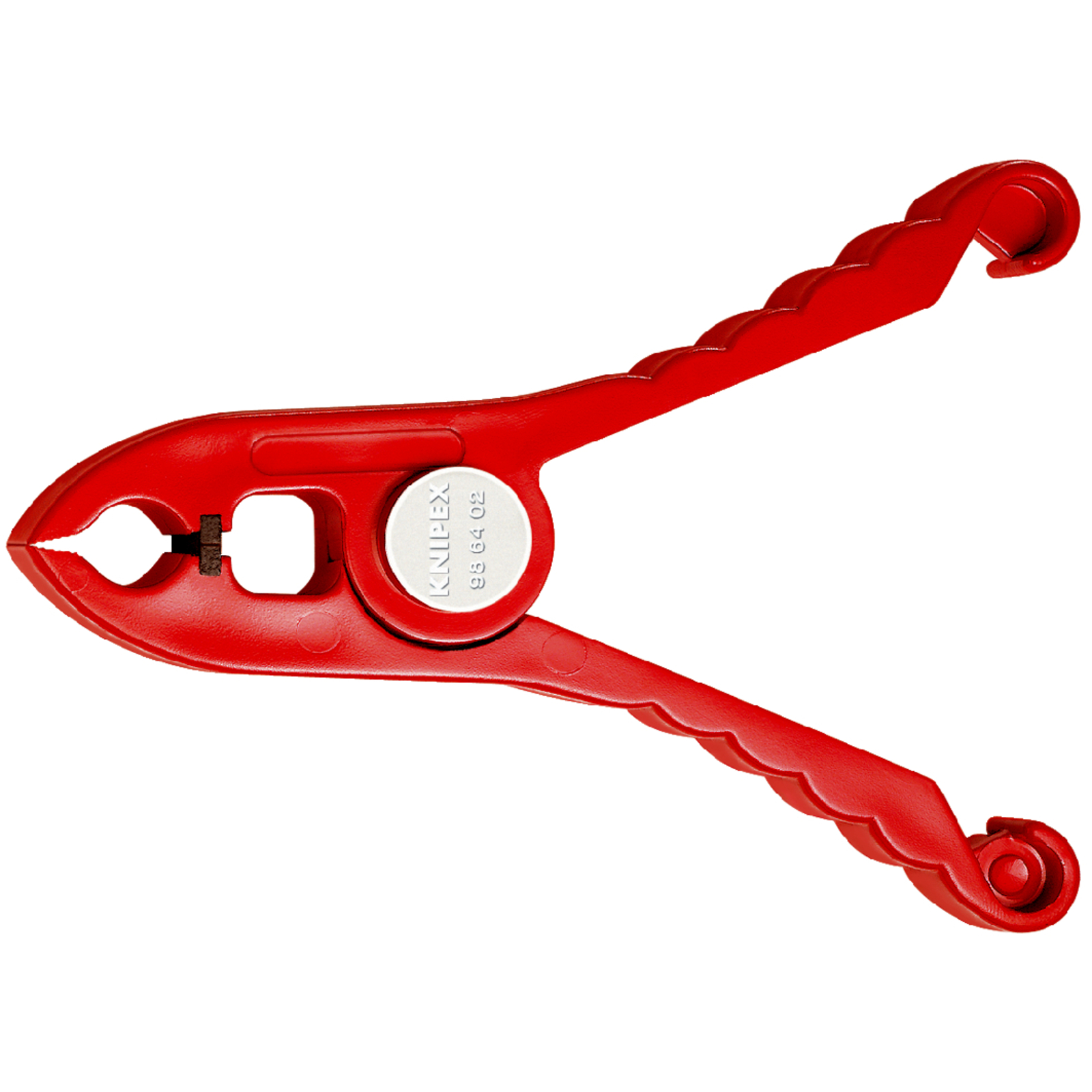 Agrafe en plastique de fixation de nappes isolantes avec ressort - Isolée 1000V KNIPEX - 986402