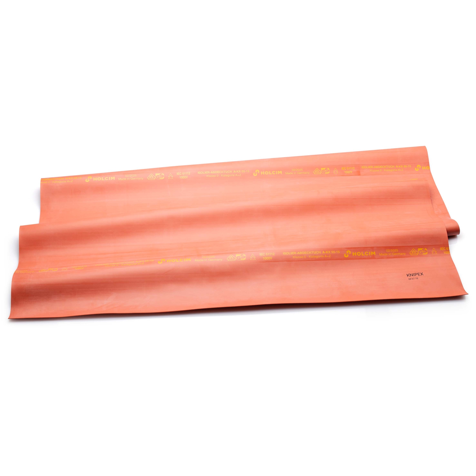 Nappe isolante en caoutchouc - 1000 x 1000 x 1mm - Isolation 1000V KNIPEX - 986710