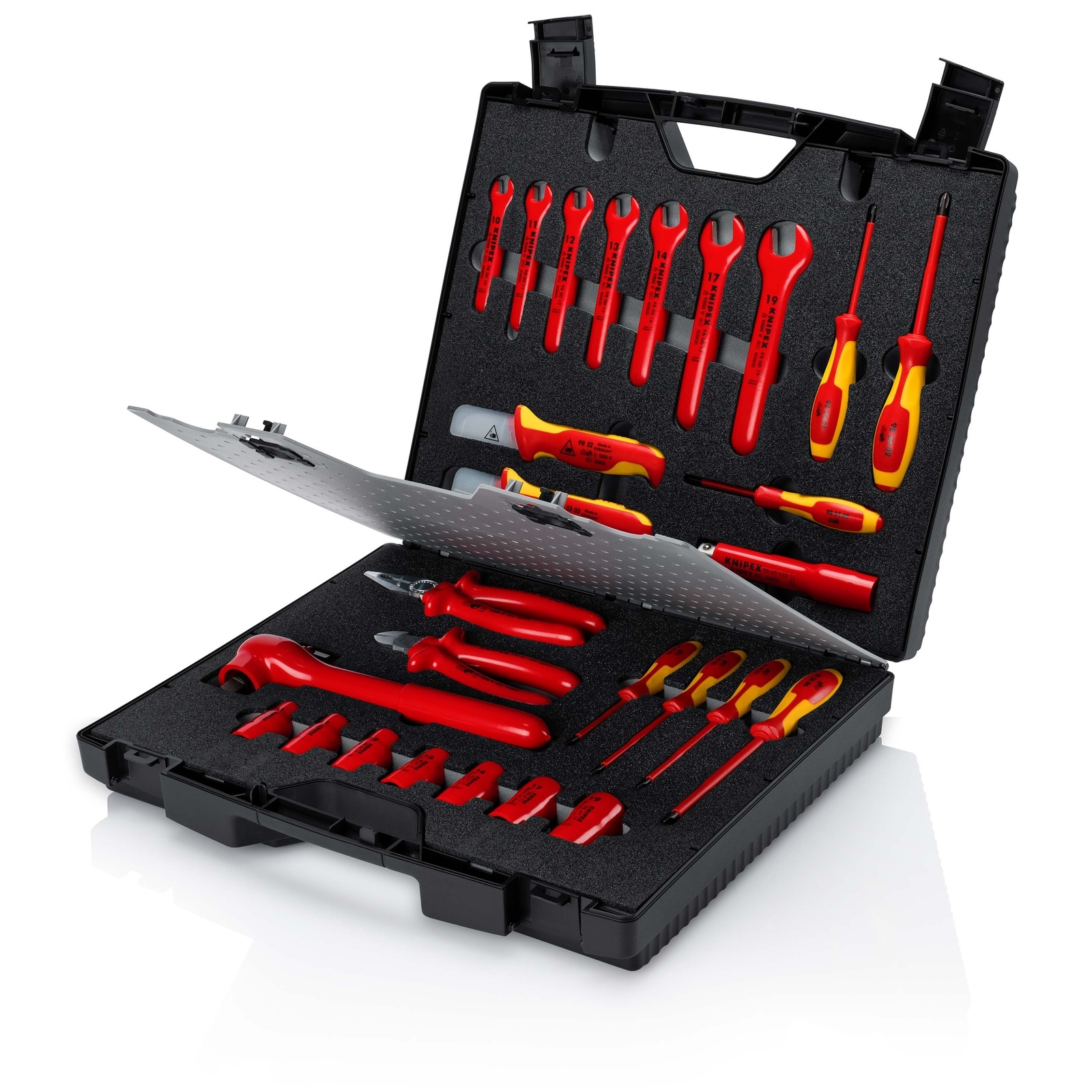Coffret assortiment - 26 outils pour électricien - Isolés 1000V KNIPEX - 989912