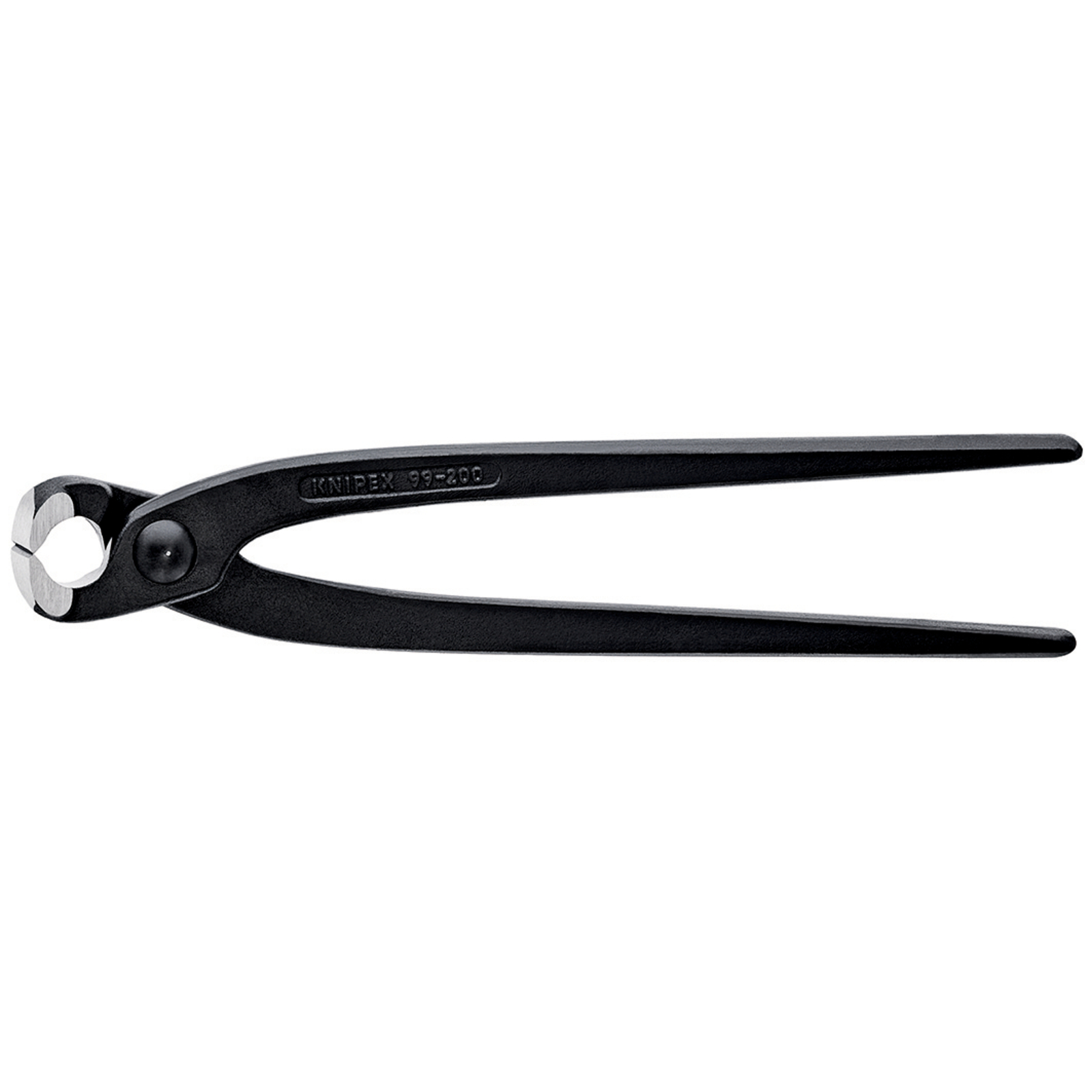 Tenaille russe 200mm noire - Tête polie - Capacité de coupe 1,8mm KNIPEX - 9900200EAN