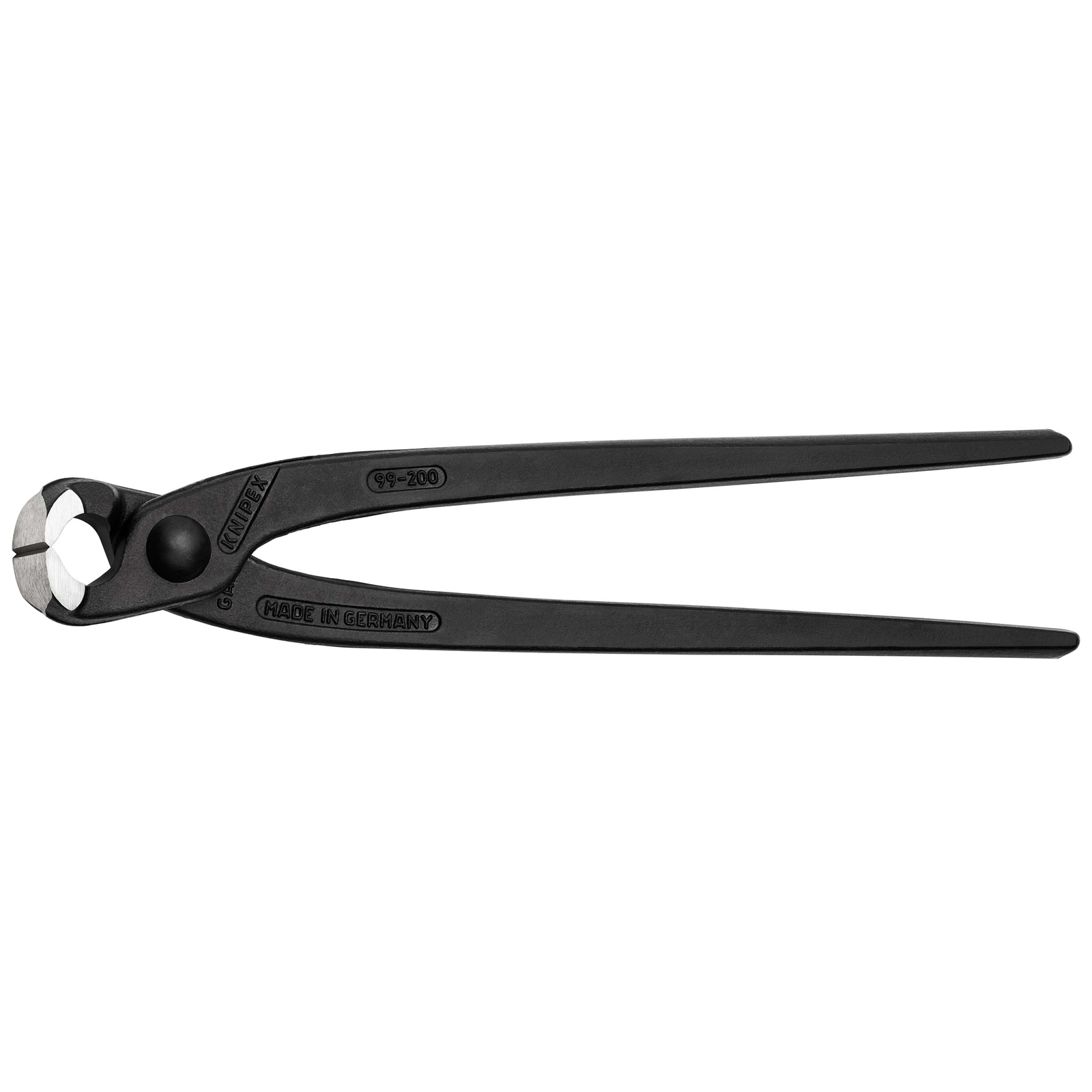 Tenaille russe 200mm noire - Tête polie - Capacité de coupe 1,8mm KNIPEX - 9900200