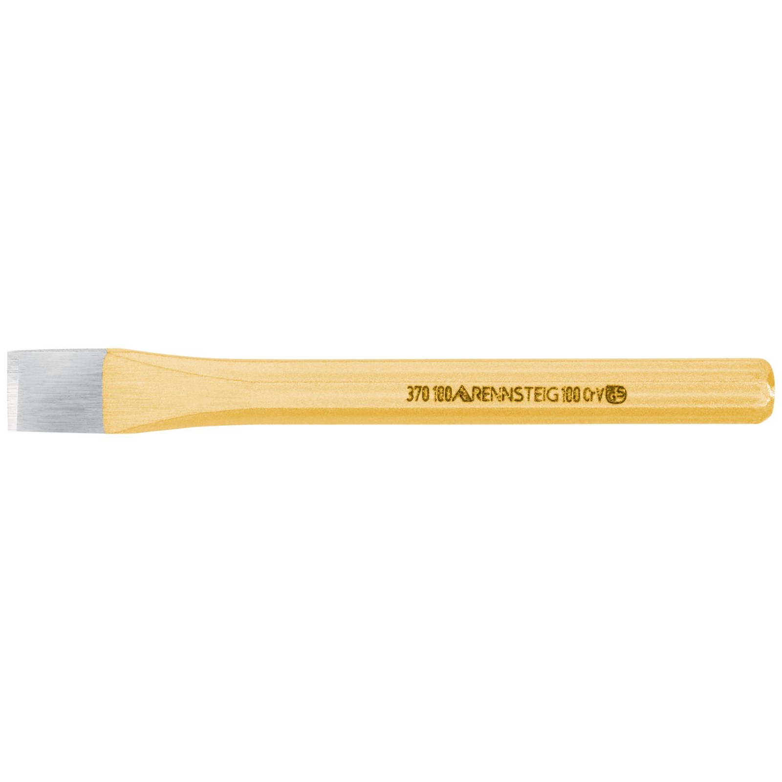 Burin de carreleur plat 12 x 125 mm octogonal 10 mm verni KNIPEX - 9R3701251