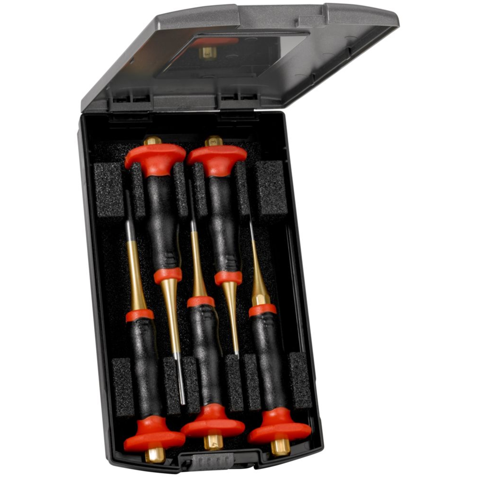 Lot de 5 chasse-goupilles avec pare-coups 2/3/4/5/6mm en boite plastique KNIPEX - 9R4251520