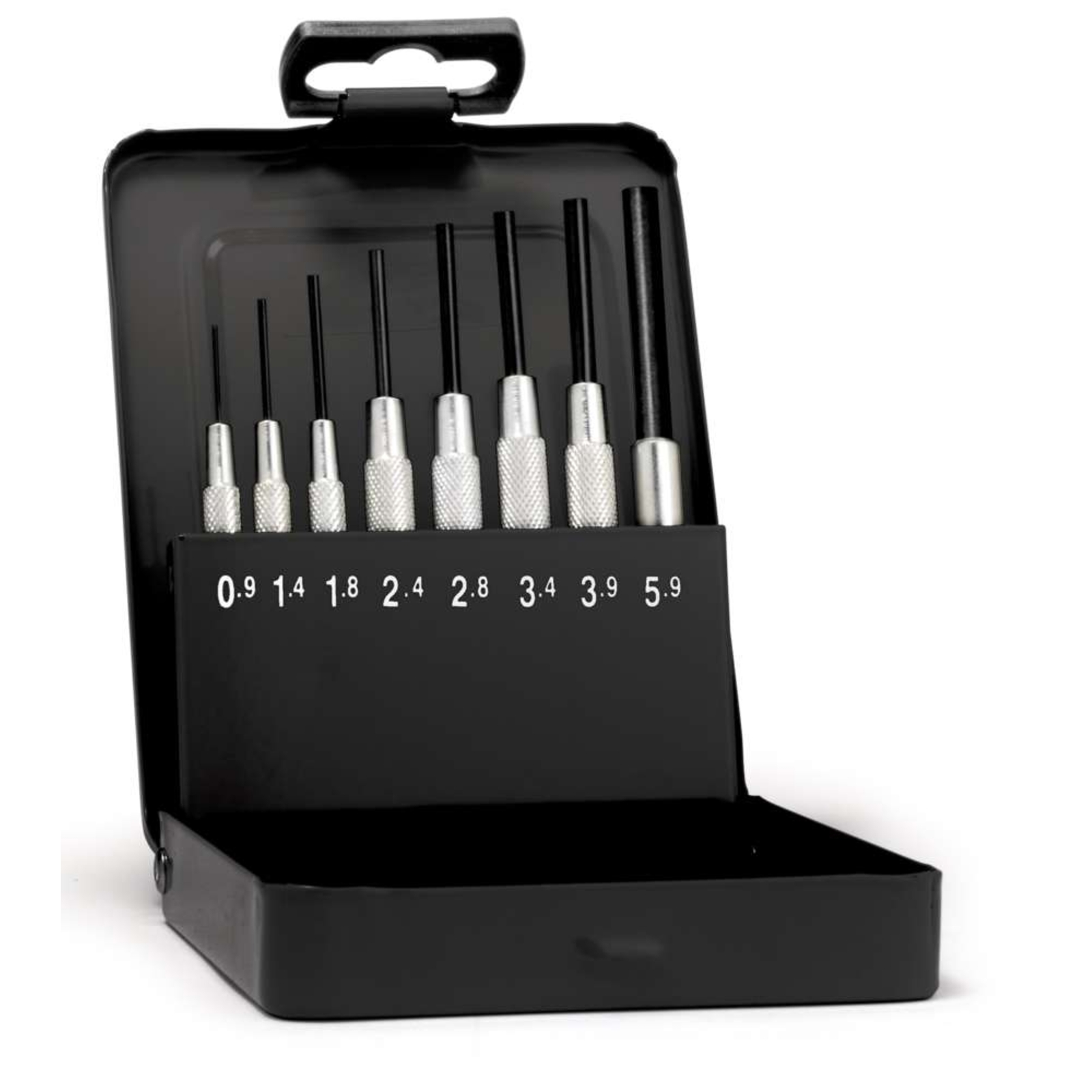 Lot de chasse-goupilles dans cassette en métal KNIPEX - 9R4571005
