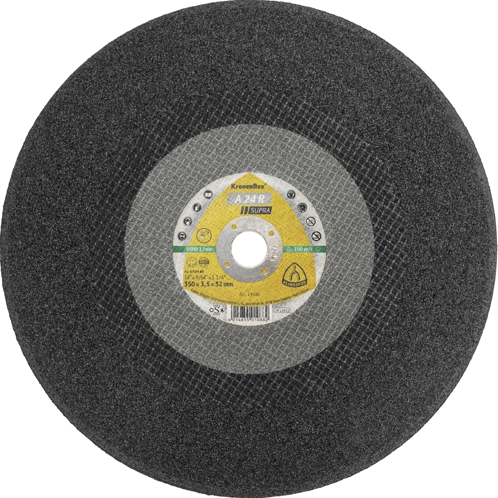 10 Disques à tronçonner KT SUPRA A24R S GER 250X3X32 KLINGSPOR - 2465