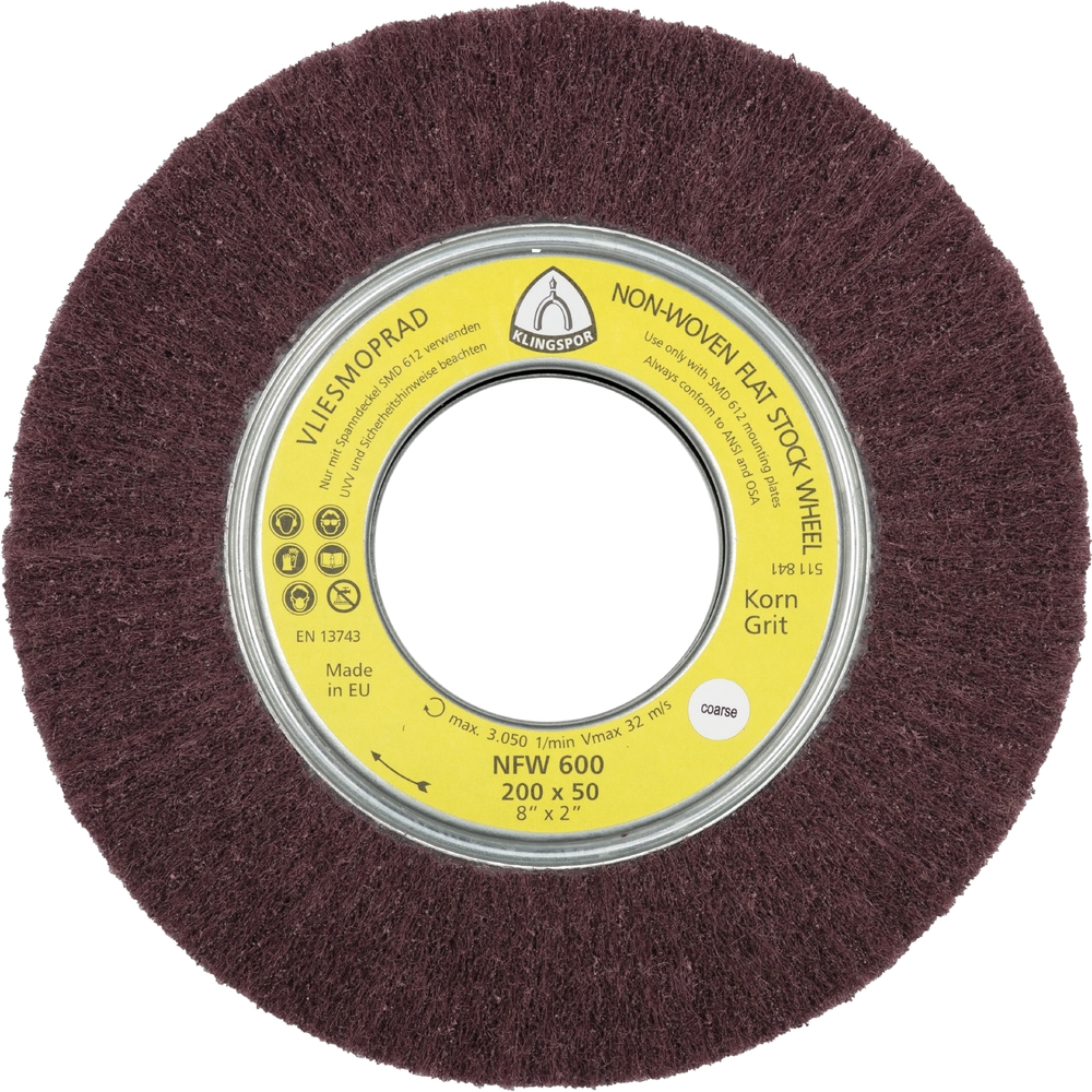 3 Roues à lamelles texture VW NFW600 VFS VF 165X50 KLINGSPOR - 258900