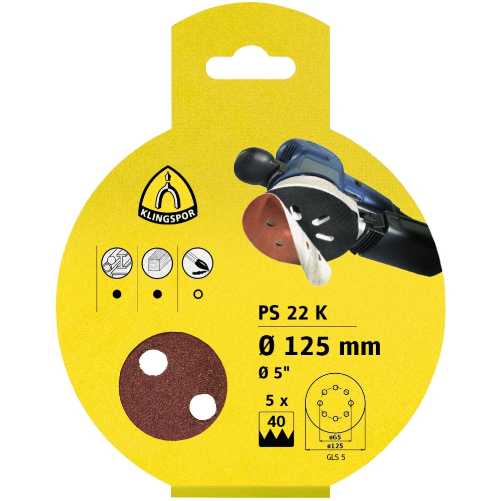 25 Disques SC PS22K 120 N 115 5SRT KLINGSPOR - 278808