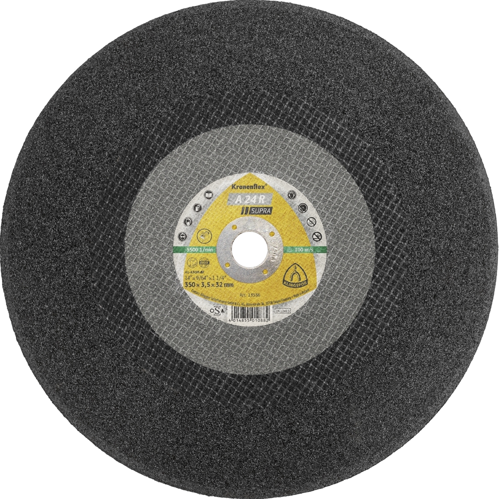 10 Disques à tronçonner KT SUPRA A24R S GER 400X4,5X40 KLINGSPOR - 296567