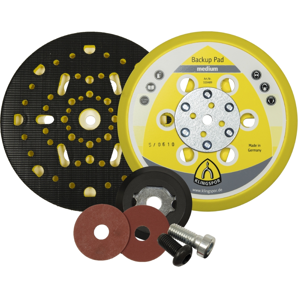 Plateau HST 555 support multi-perforation, auto-agrippant pour ponçeuse orbitale KLINGSPOR - 320587