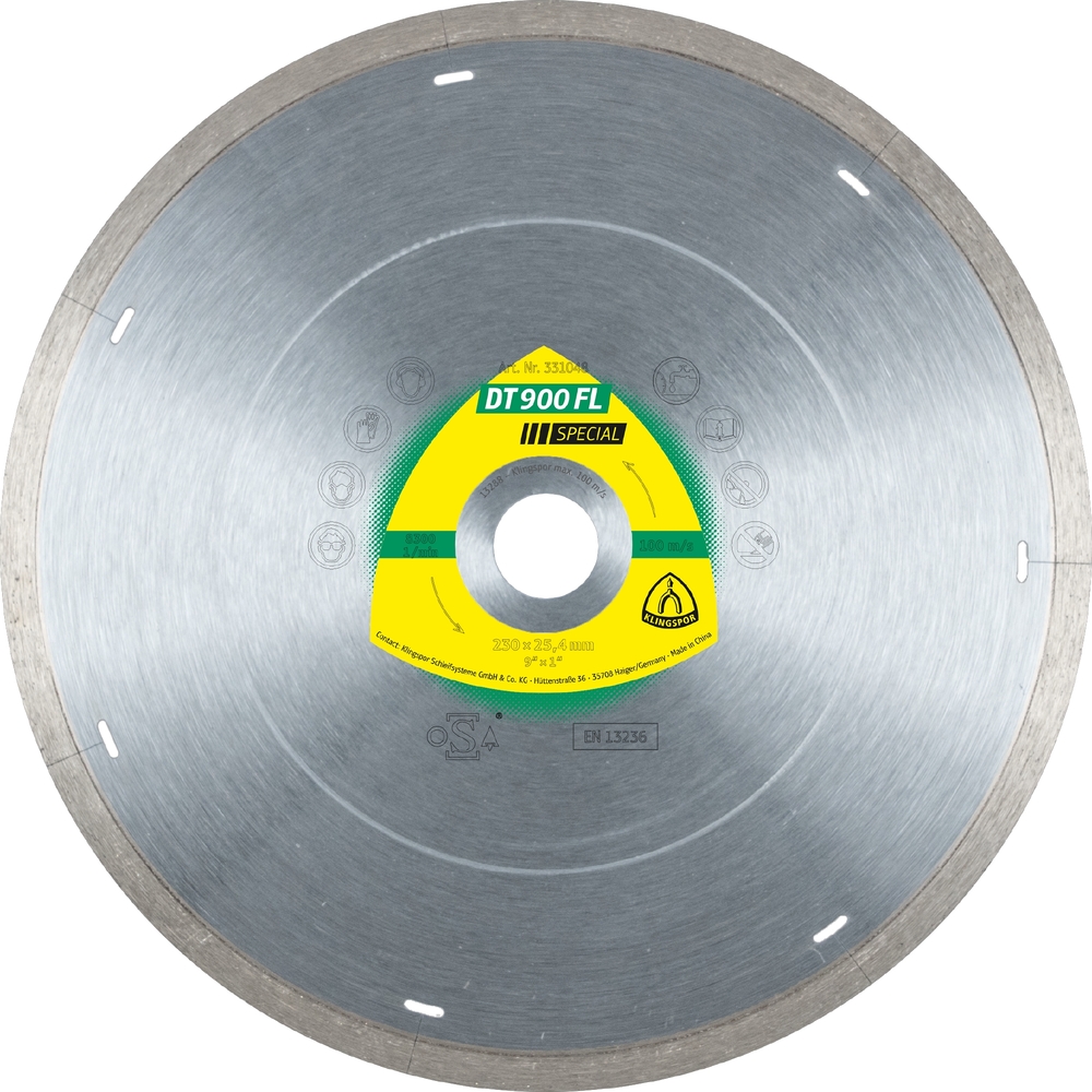 Disques à tronçonner diamantés DT SPECIAL DT900FL S 180X1,6X30 GRL 7 KLINGSPOR - 331045