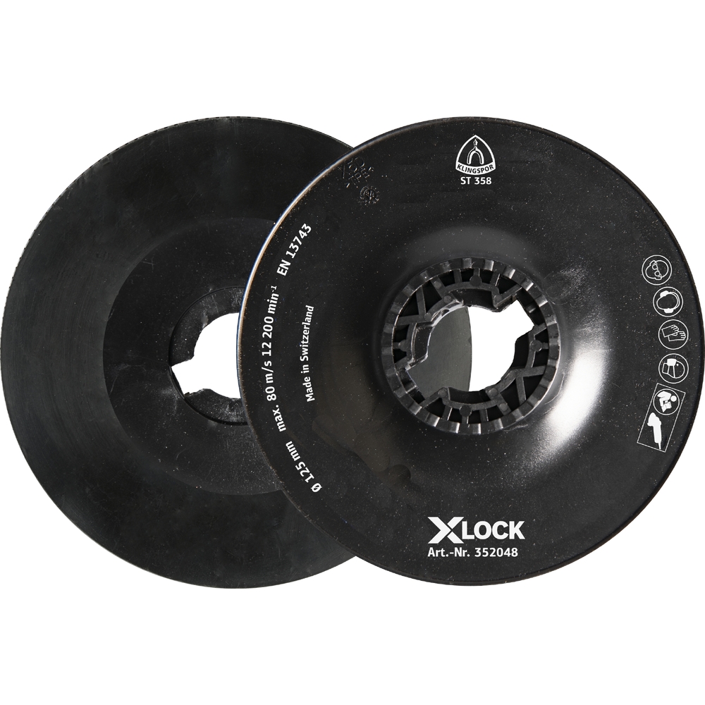 Backing pads SO ST358 S 125 X-LOCK KLINGSPOR - 352048