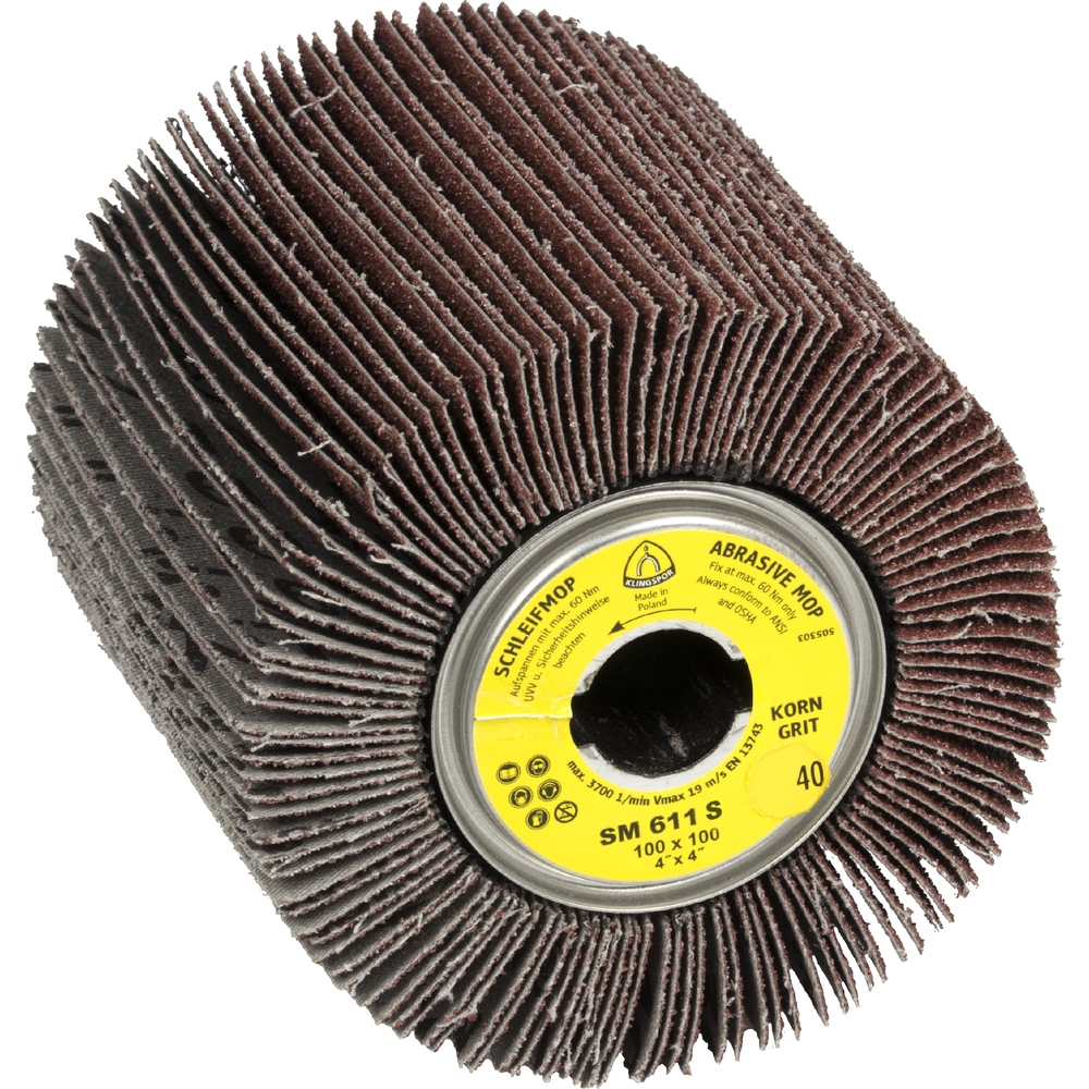 Roues à lamelles MR SM611 LS309X 60 S 100X100X19 HK3A KLINGSPOR - 7325