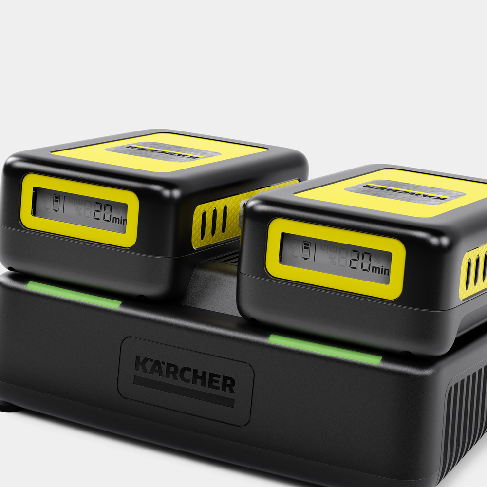 Chargeur rapide deux batteries 18V KÄRCHER - 2.445-028.0