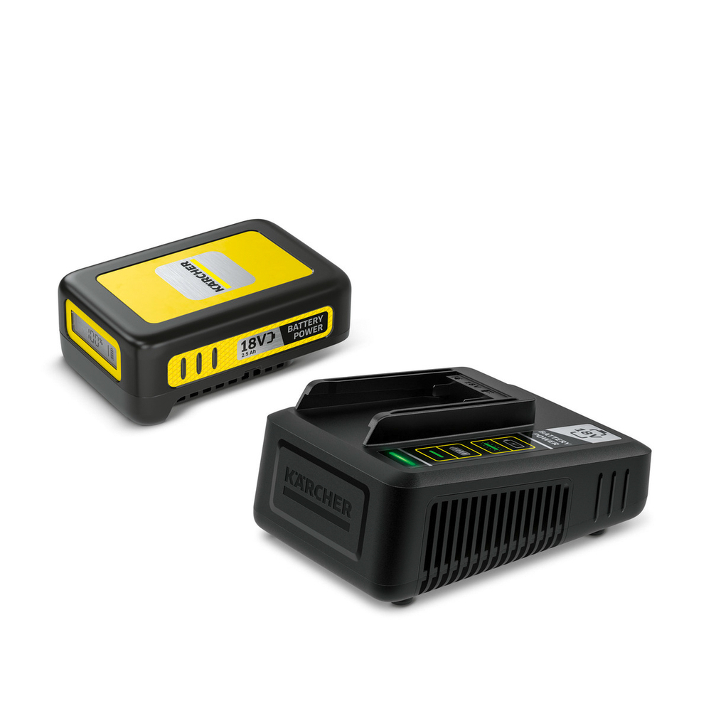 Pack Batterie POWER 18V 2,5Ah et chargeur rapide 18V KÄRCHER - 2.445-062.0