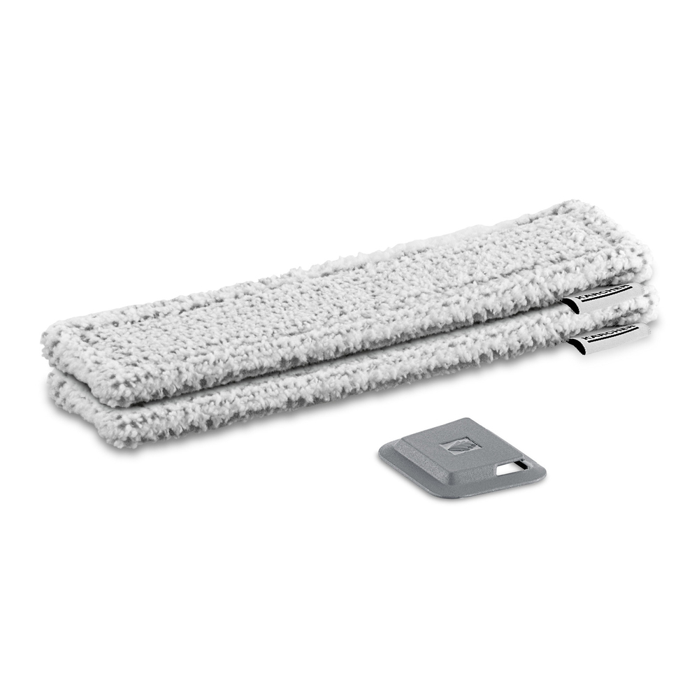 Bonnettes microfibres pour vitres extérieures et grattoir KÄRCHER - 2.633-131.0