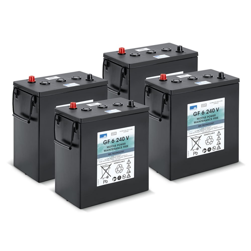 Lot de batteries Gel 4x 6V/240Ah - 24 V - 240 Ah KÄRCHER - 2.815-102.0