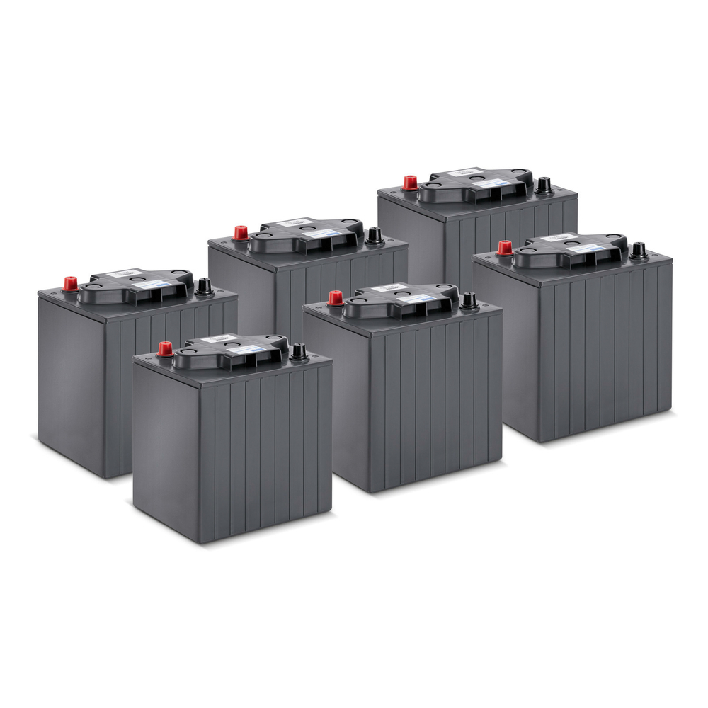 Lot de batteries Gel 6x 6V/240Ah KÄRCHER - 2.815-105.0