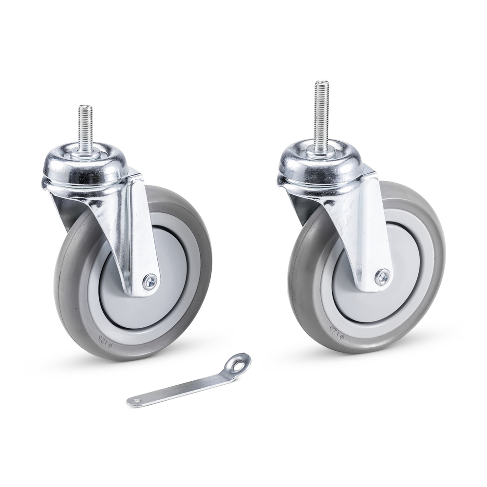 Roulettes pivotantes par 2 sans frein pour chariots de lavage FM KÄRCHER - 2.855-298.0