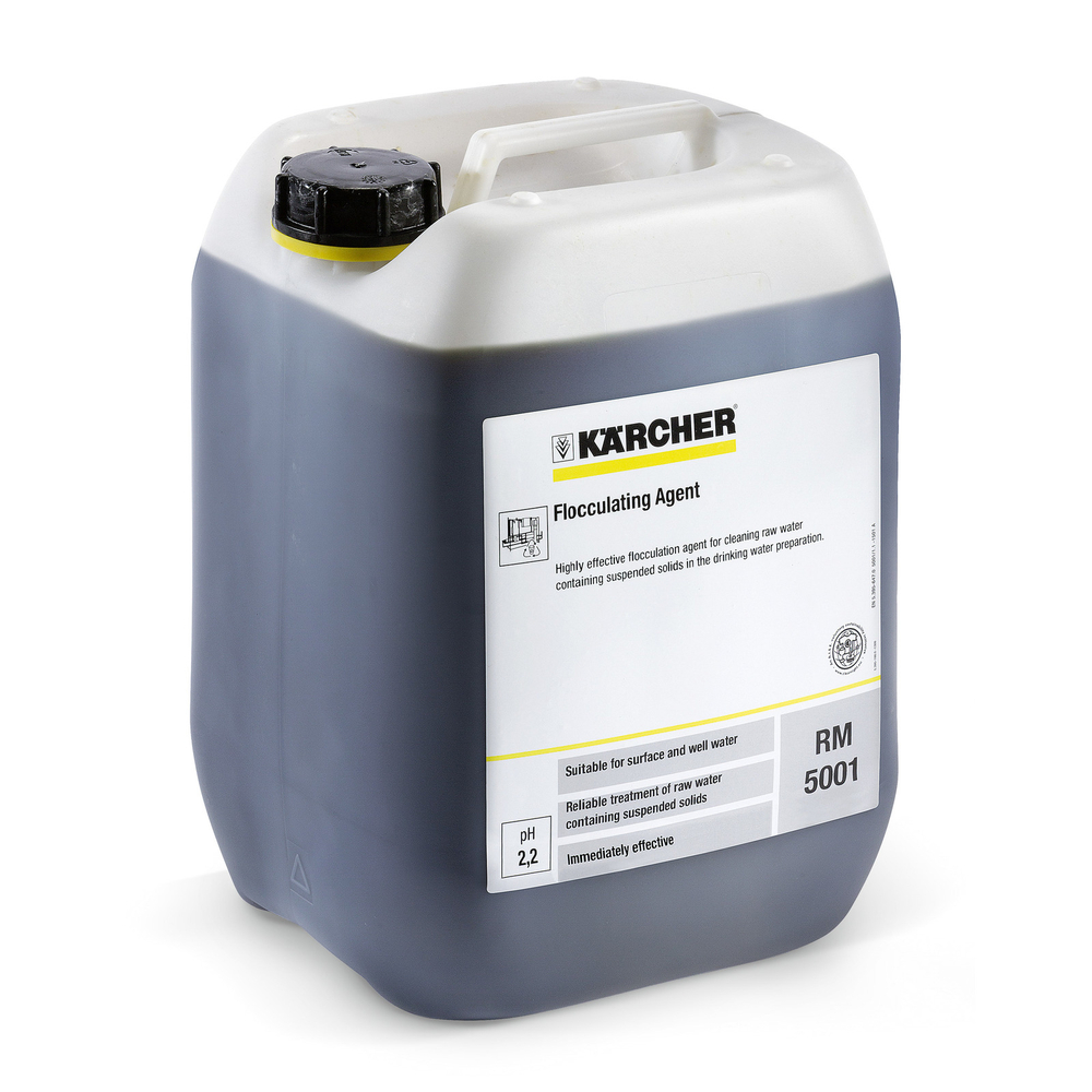 Détergents traitement eau RM 5001 10L floculant KÄRCHER - 6.295-168.0