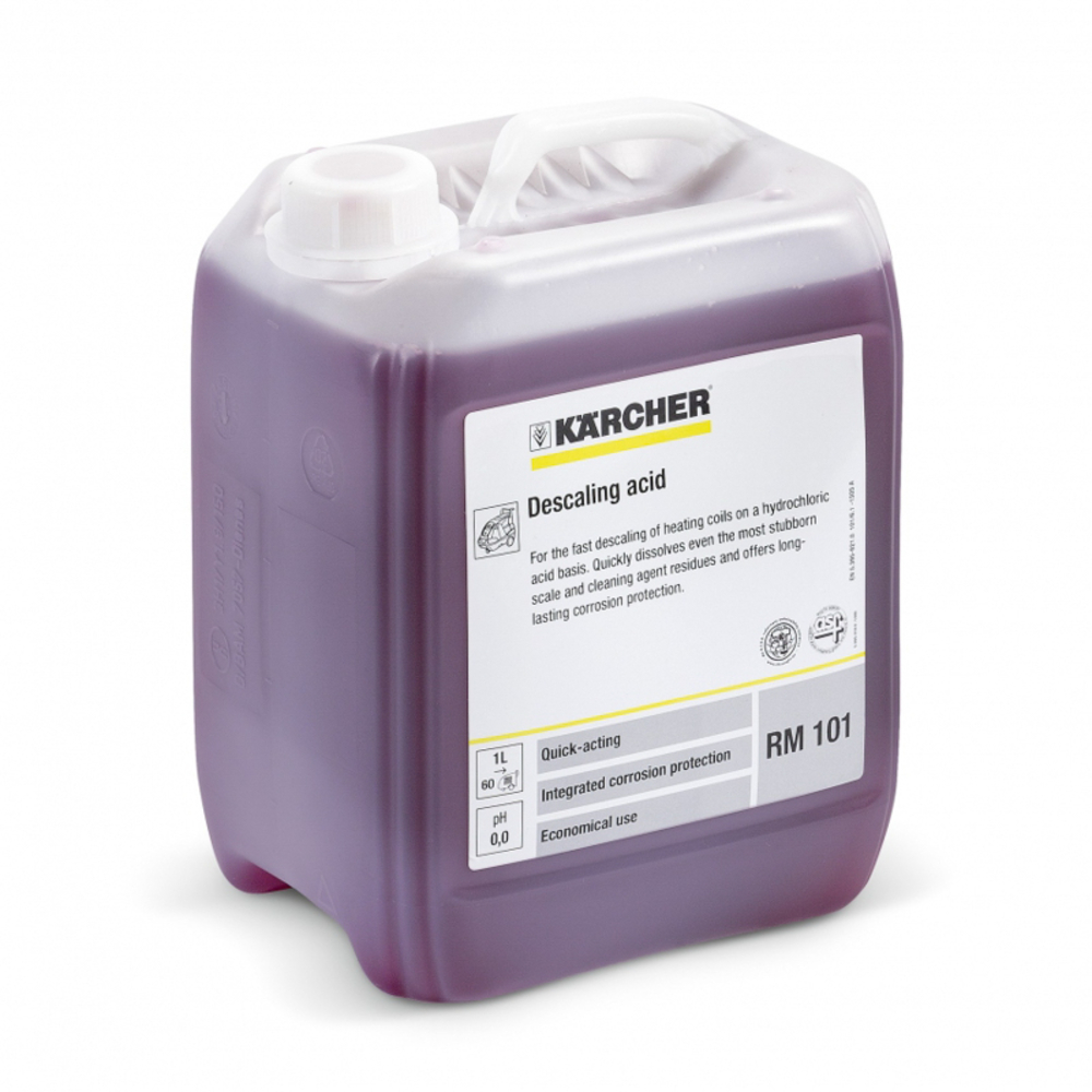 ACIDE DÉTARTRANT, CONTIENT DE L'ACIDE CHLORHYDRIQUE KARCHER RM 101 ASF 5L- 6.295-398.0