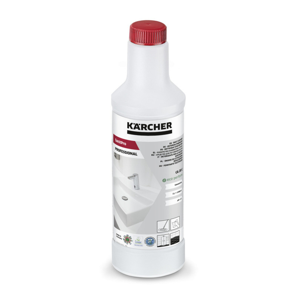 Boutielle vide Sanitpro détergent d'entretien CA 20 C-D ECO KÄRCHER - 6.295-714.0