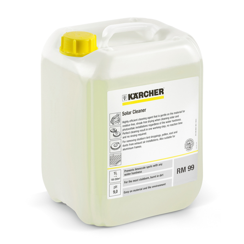Détergent RM 99 - Détergent spécifique pour nettoyage des panneaux solaires. KARCHER - 62957980