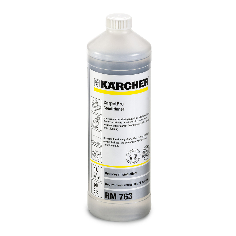 Solution de rinçage pour moquettes RM 763 CarpetPro 1 litre KÄRCHER - 6.295-844.0