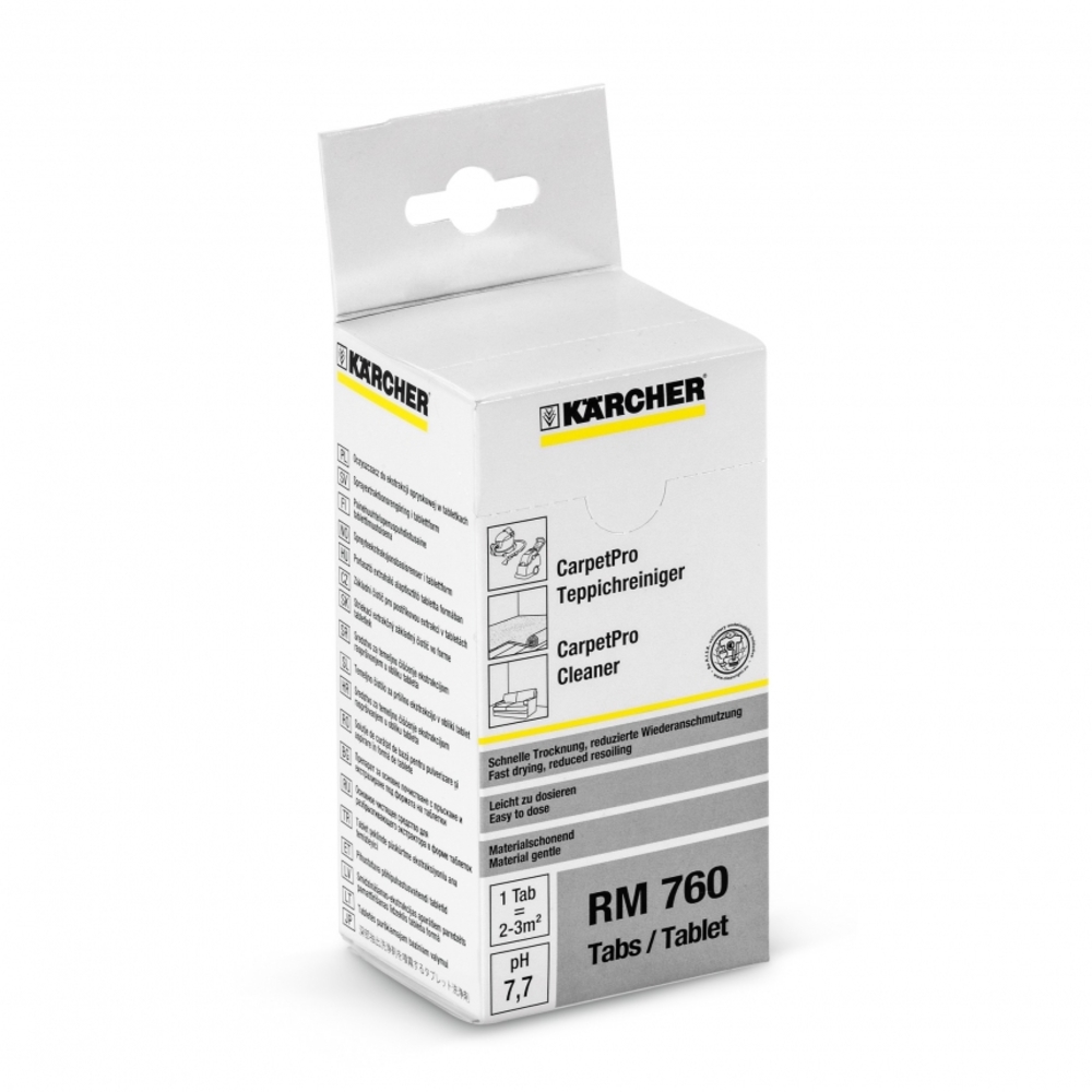 Nettoyant pour moquettes KÄRCHER RM 760 CARPETPRO 16 tablettes - 6.295-850.0