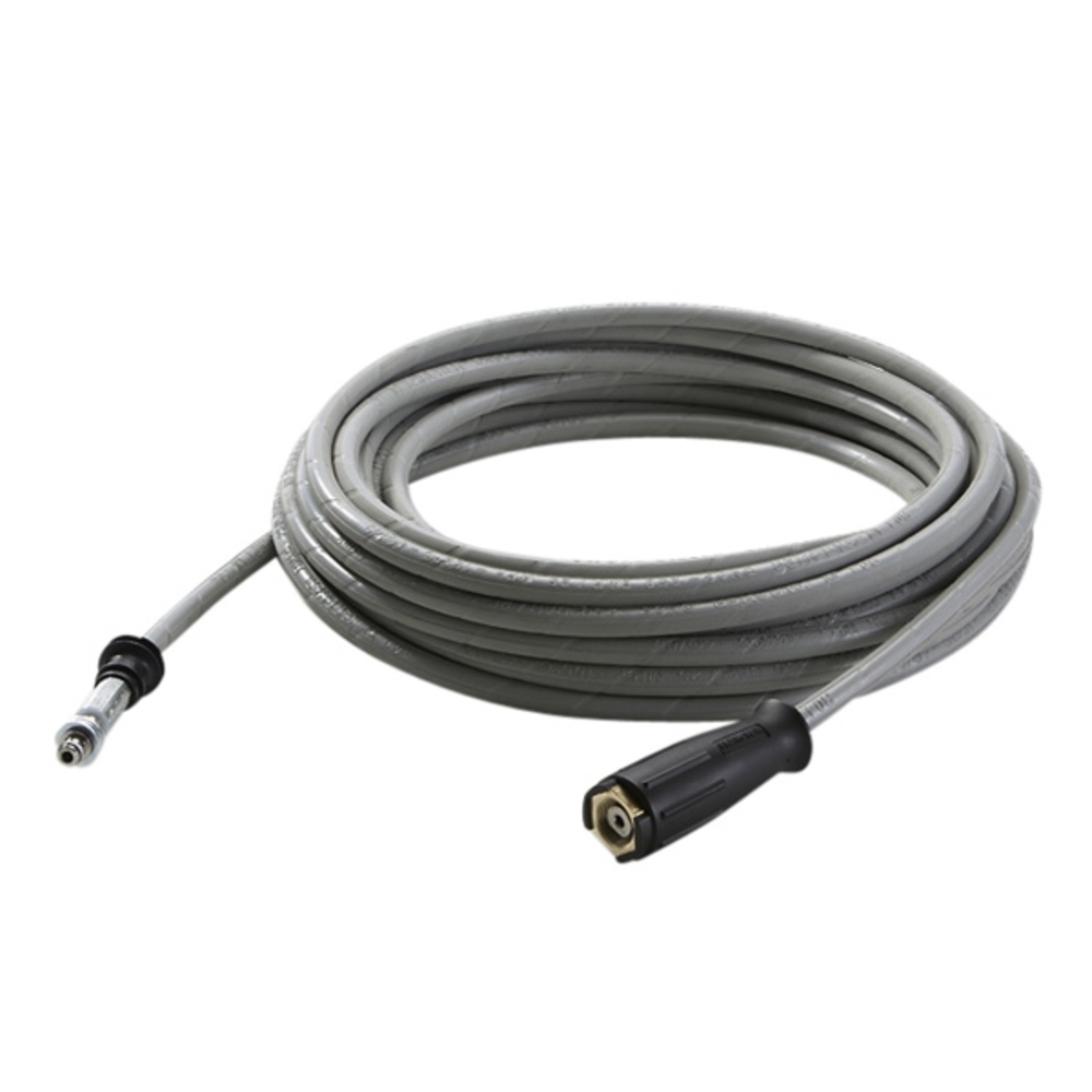 FLEXIBLE HAUTE PRESSION KARCHER 15 M DN 6, RACCORD AVS DANS LE PISTOLET 11 MM, POUR LE SECTEUR ALIMENTAIRE, GRIS - 6.391-654.0