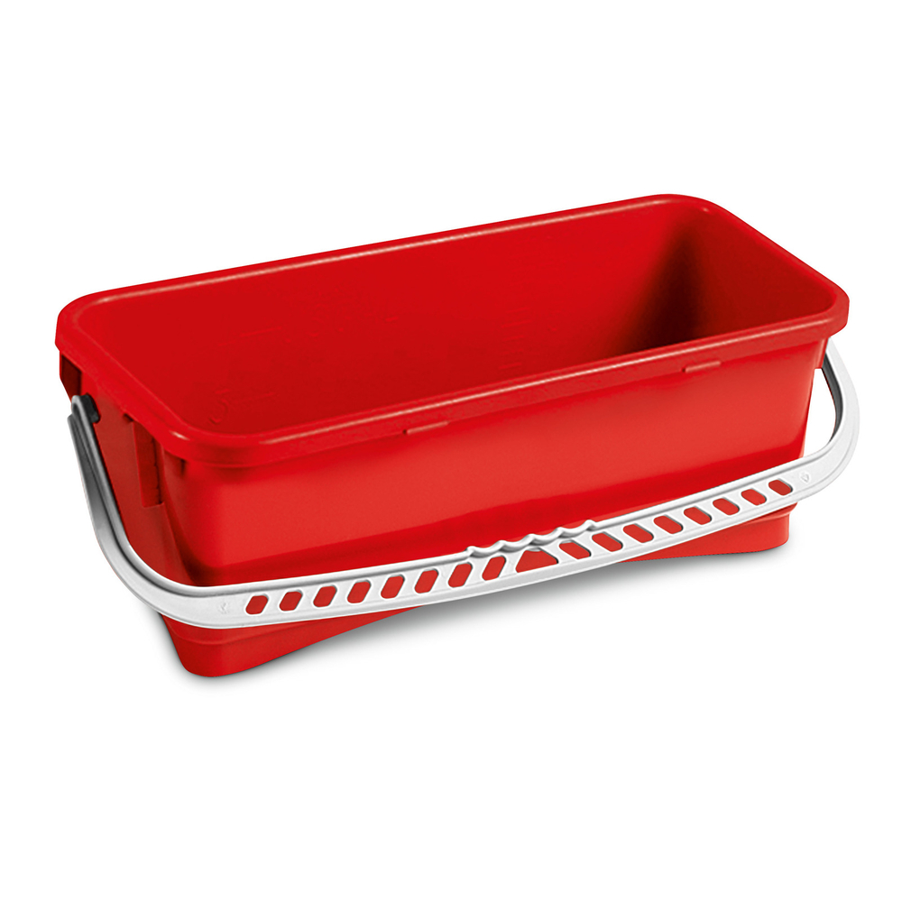 Seau rectangulaire rouge conçu pour franges sols 40-50 cm KÄRCHER - 6.999-198.0