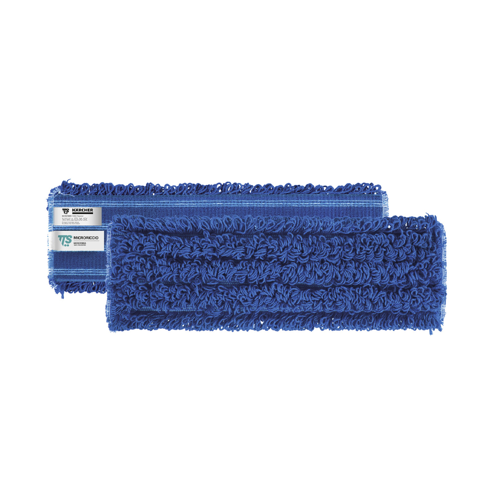 Serpillère auto-agrippante en microfibre à boucles bleue 40 cm KÄRCHER - 6.999-388.0