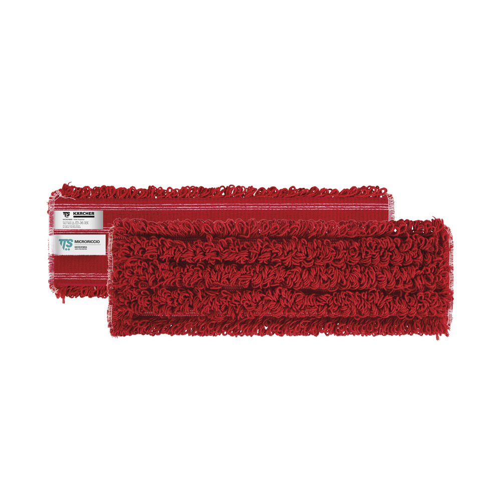 Serpillière auto-agrippante en microfibre à boucles rouge 40 cm KÄRCHER - 6.999-389.0