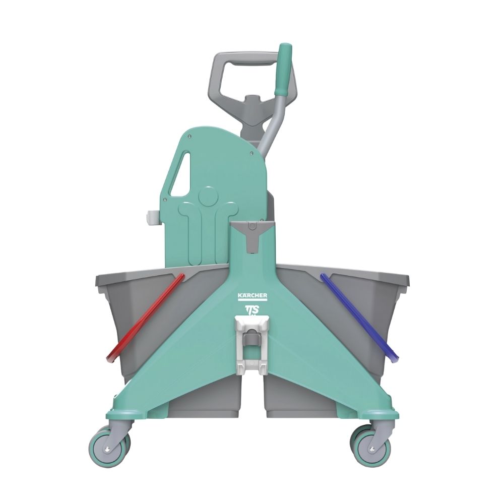 Seau mobile Nickita Tec avec deux Plug Lampo 2x15l KÄRCHER - 9.212-127.0