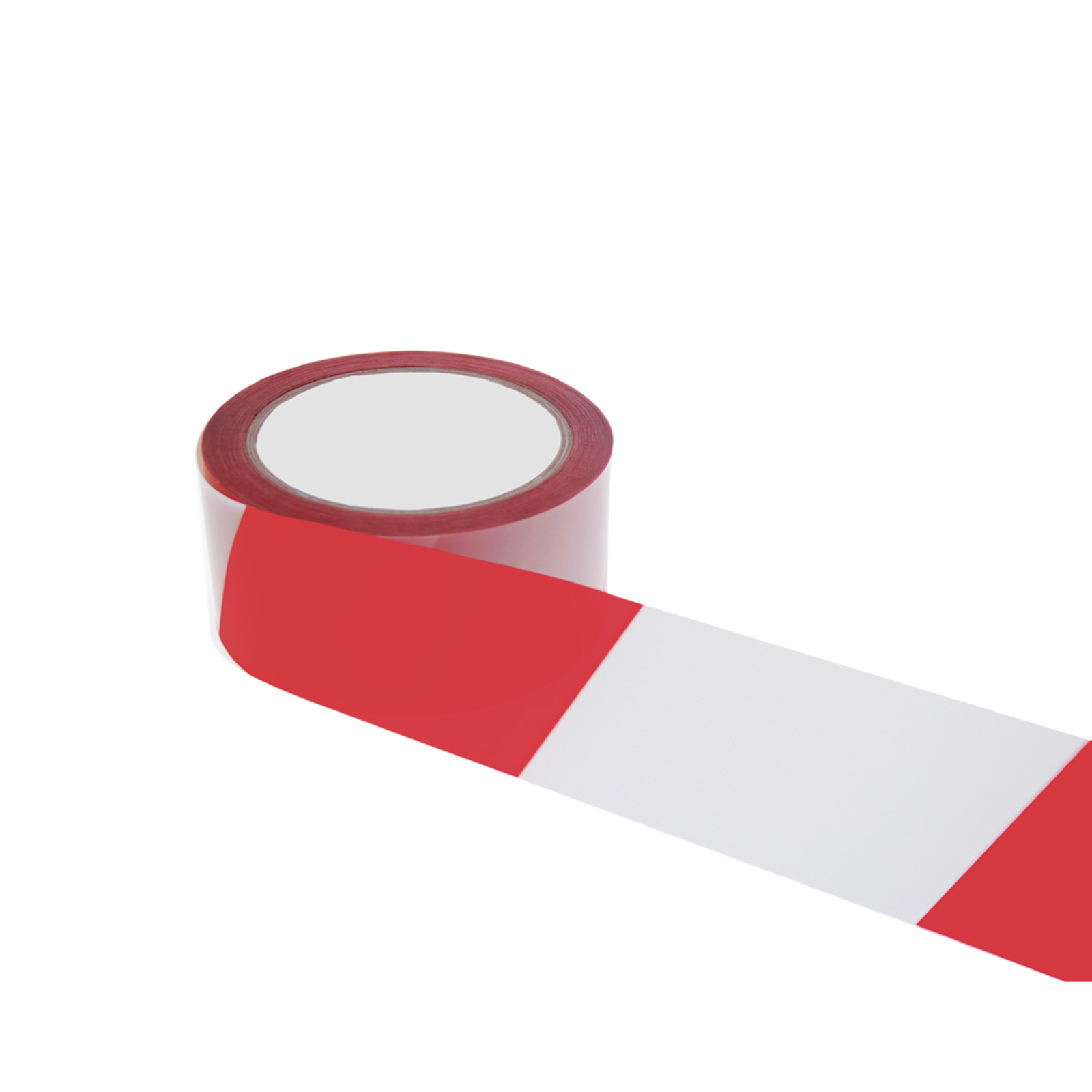 Rubalise de Signalisation 8189 Non Adhésif Rouge/Blanc 32µ 50mm x 100m LIMA - 0000081890050