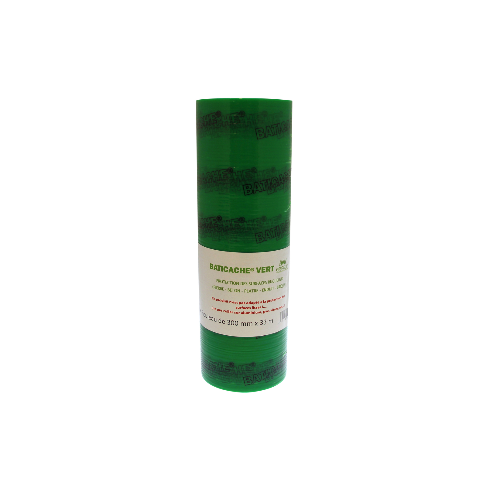 Adhésif Baticache GS035 film polyéthylène vert 60µ 300mm x 33m LIMA - 0000GS0350300